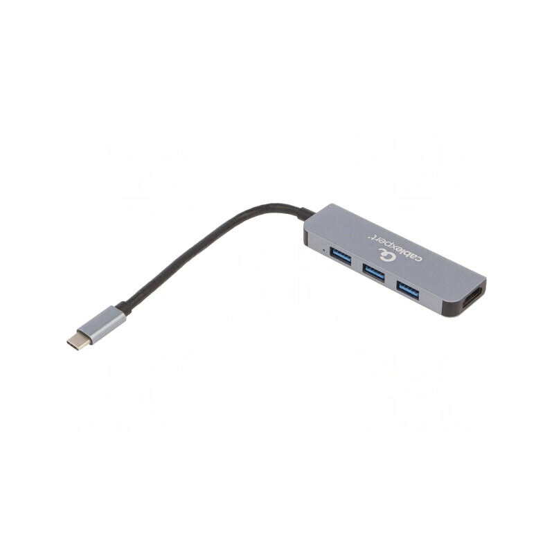 Adaptor USB 3.2 HDMI cu 3 Porturi USB A și Port USB C 0.09m | Electronic-mag.ro | Componente Electronice