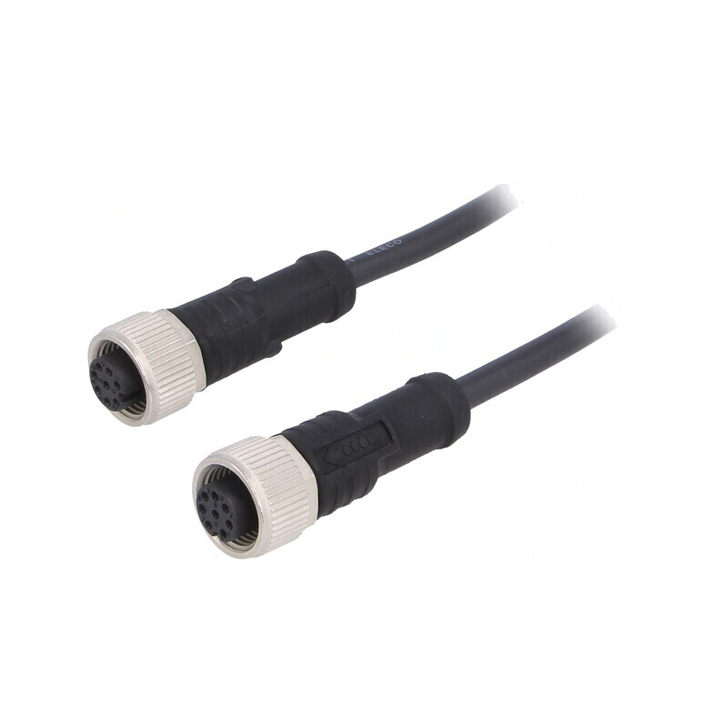 Cablu M12 8P 1m pentru senzori și automatizări | Electronic-mag.ro | Componente Electronice