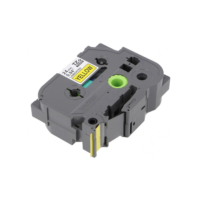 Bandă Galbenă 24mm x 8m cu Text Negru TZE-651 | Electronic-mag.ro | Componente Electronice