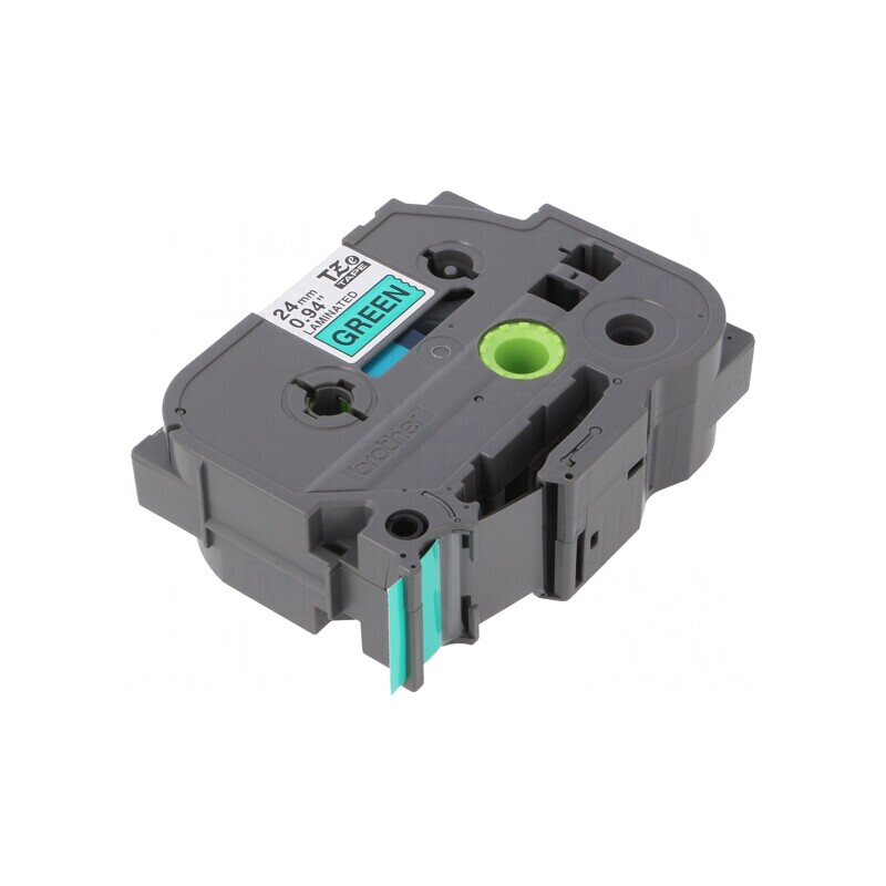 Bandă Verde 24mm x 8m Culoare Caracter Neagră | Electronic-mag.ro | Componente Electronice