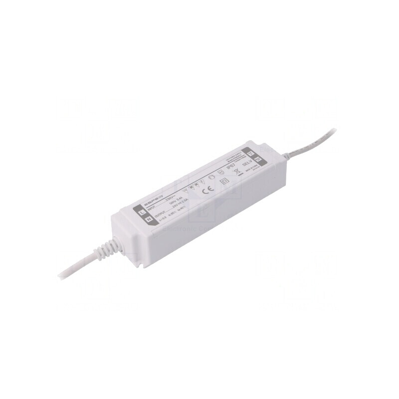 Alimentator LED 60W 24V IP67 | Electronic-mag.ro | Componente Electronice