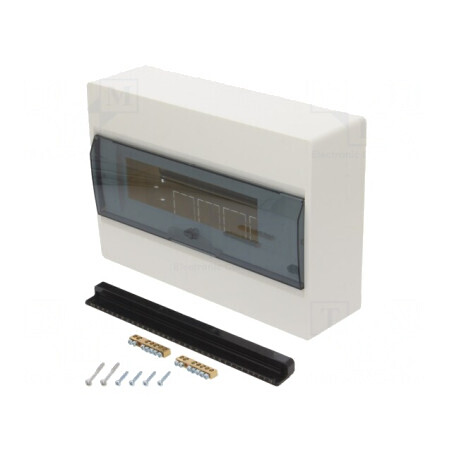 Carcasă pentru aparatură modulară IP40 12 module VD112TP | Electronic-mag.ro | Componente Electronice