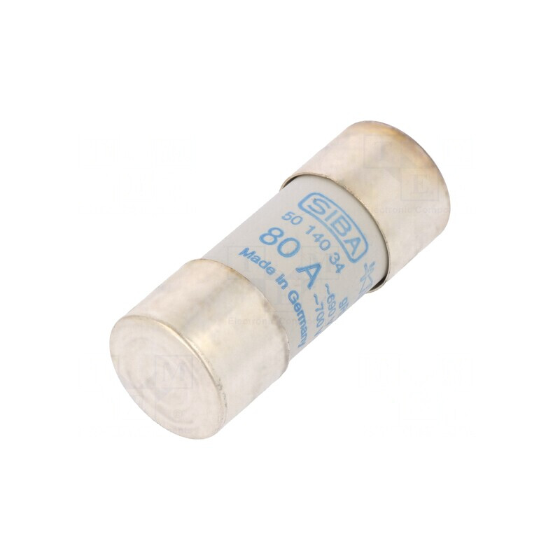 Siguranță ceramică cilindrică 80A 690VAC | Electronic-mag.ro | Componente Electronice