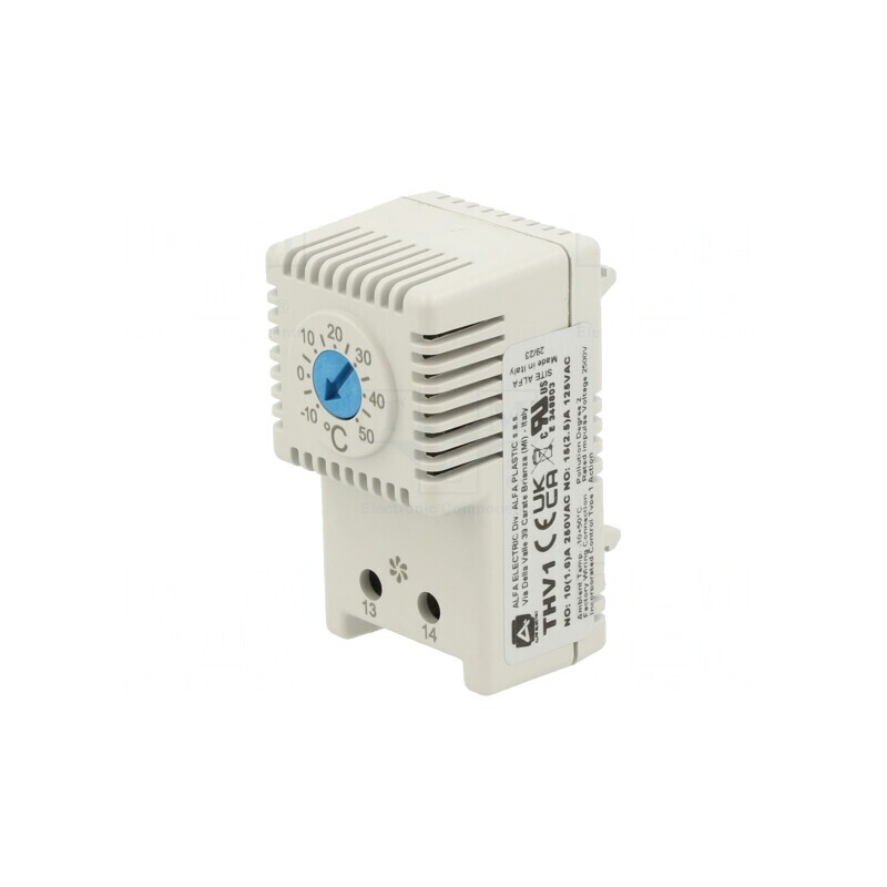 Termostat NO 10A 250VAC Cu Șurub 61x34x35mm THV1 | Electronic-mag.ro | Componente Electronice