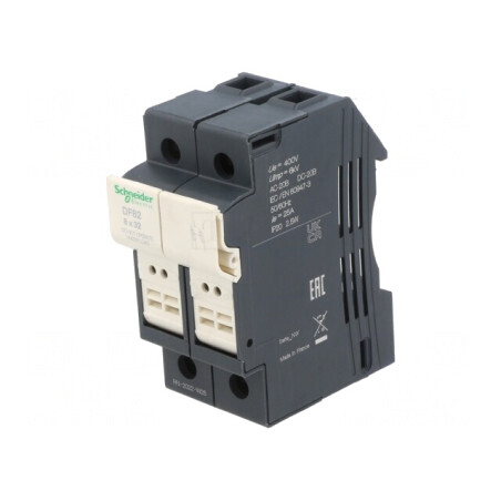Suport Siguranță DIN Poli 2 | Electronic-mag.ro | Componente Electronice