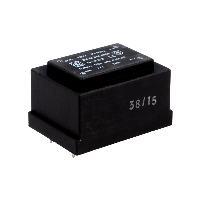Transformator Încapsulat 5VA 230V 12V PCB BVEI | Electronic-mag.ro | Componente Electronice