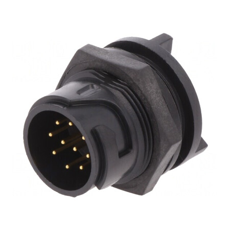 Conector circular tată 10 pini aurit Buccaneer 4000 | Electronic-mag.ro | Componente Electronice