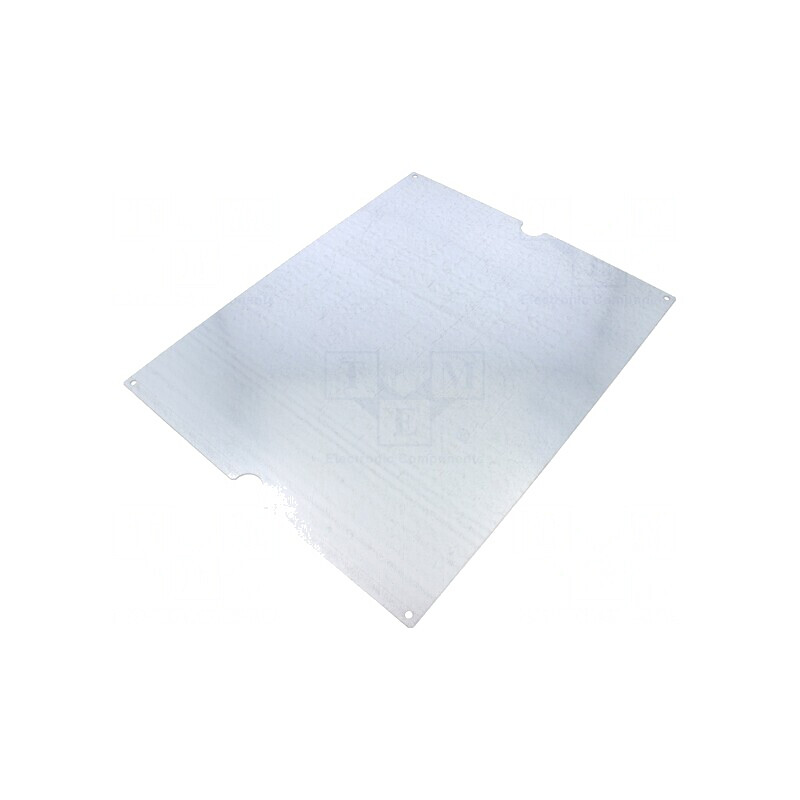 Placă de montare oțel zincat 315x383mm | Electronic-mag.ro | Componente Electronice