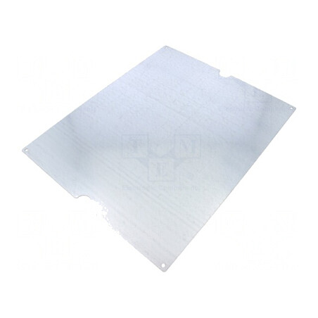 Placă de montare oțel zincat 315x383mm | Electronic-mag.ro | Componente Electronice