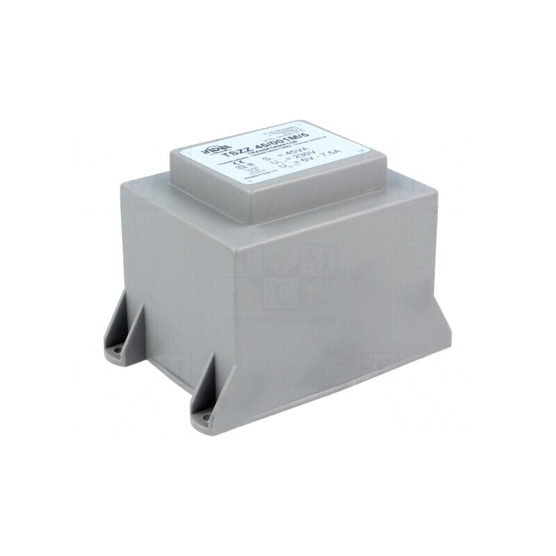 Transformator încapsulat 45VA 230V 6V 7,5A PCB | Electronic-mag.ro | Componente Electronice