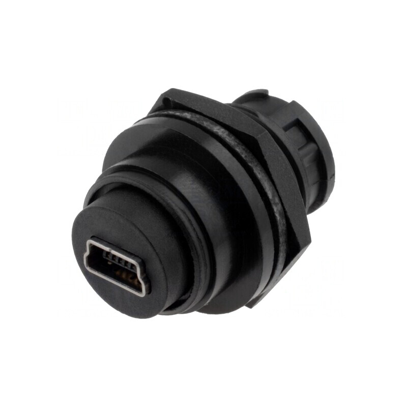 Adaptor USB B Mini Soclu-Față și Spate | Electronic-mag.ro | Componente Electronice