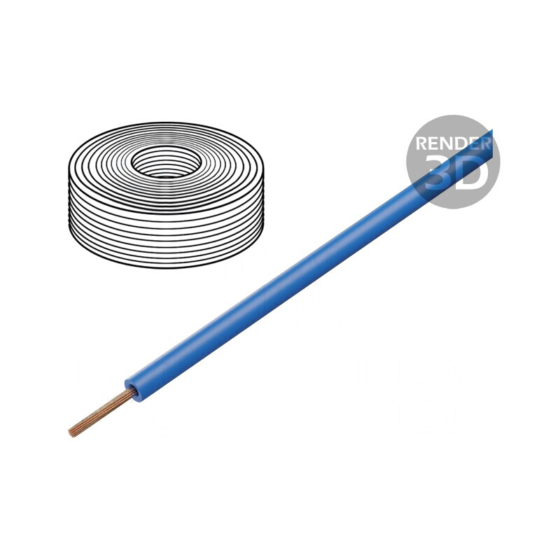 Cablu litat Cu 50mm2 LSZH albastru 450V/750V | Electronic-mag.ro | Componente Electronice