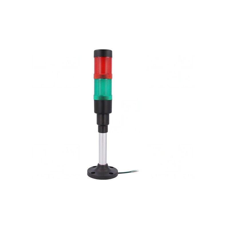 Coloană de Semnalizare LED Roșie/Verde 230V | Electronic-mag.ro | Componente Electronice