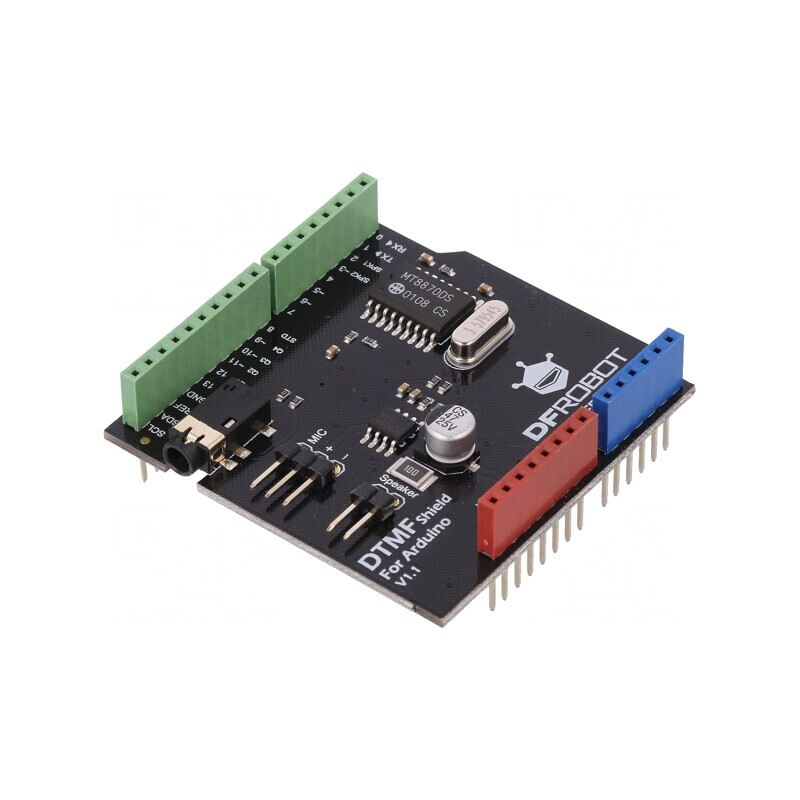 Modul Audio DTMF cu Shield și Pini DFR0308 | Electronic-mag.ro | Componente Electronice Modul Audio DTMF cu Shield și Pini DFR0308 | Electronic-mag.ro | Componente Electronice
