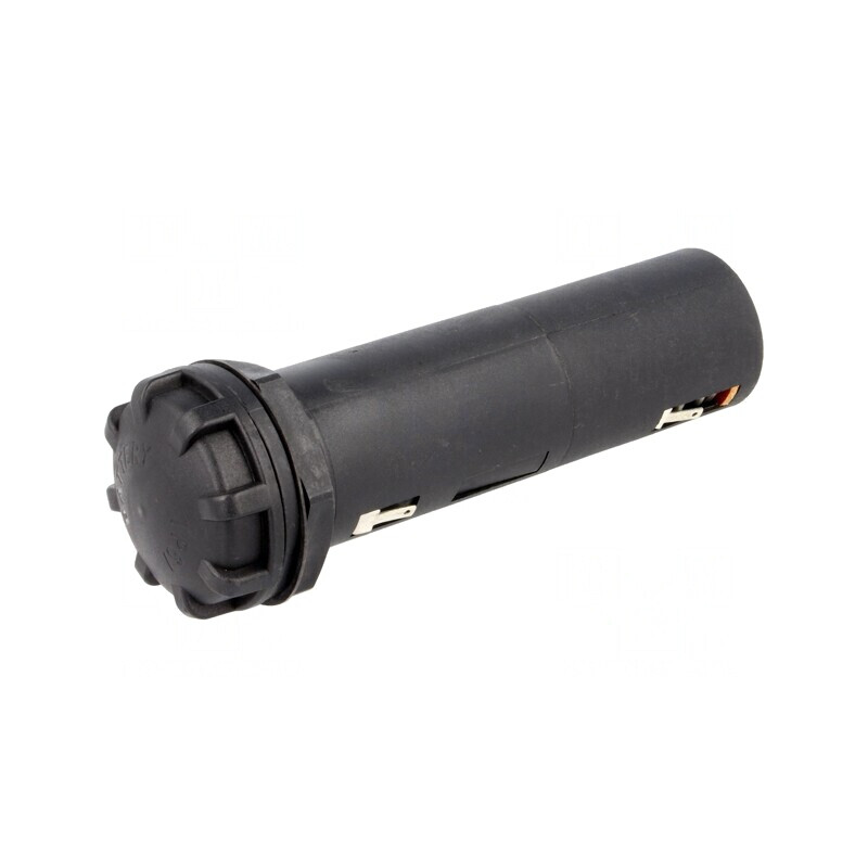 Suport Baterii Negru cu 2 Urechi pentru Lipire UL94V-0 | Electronic-mag.ro | Componente Electronice