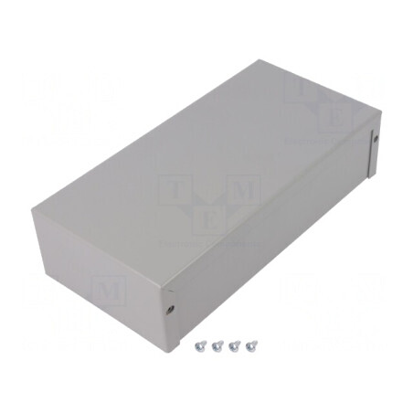 Carcasă Universală Oțel Natural 102x203x51mm | Electronic-mag.ro | Componente Electronice