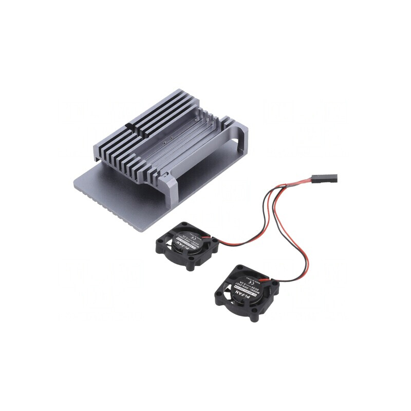 Carcasă Aluminiu Gri pentru Raspberry Pi 4 B | Electronic-mag.ro | Componente Electronice Carcasă Aluminiu Gri pentru Raspberry Pi 4 B | Electronic-mag.ro | Componente Electronice