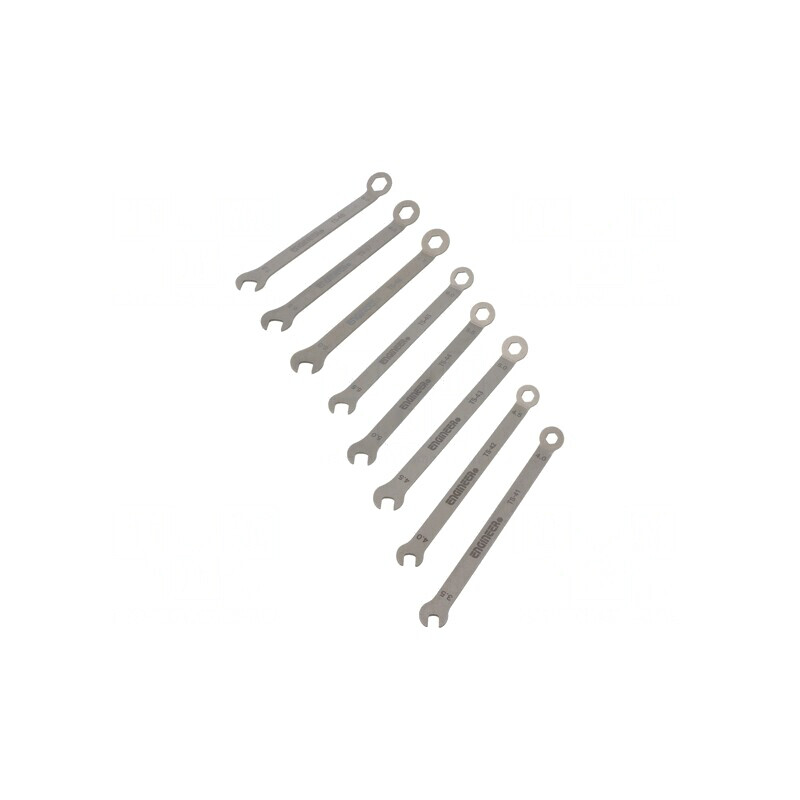 Set Chei Combinate Oțel Inoxidabil 8 Buc. | Electronic-mag.ro | Componente Electronice