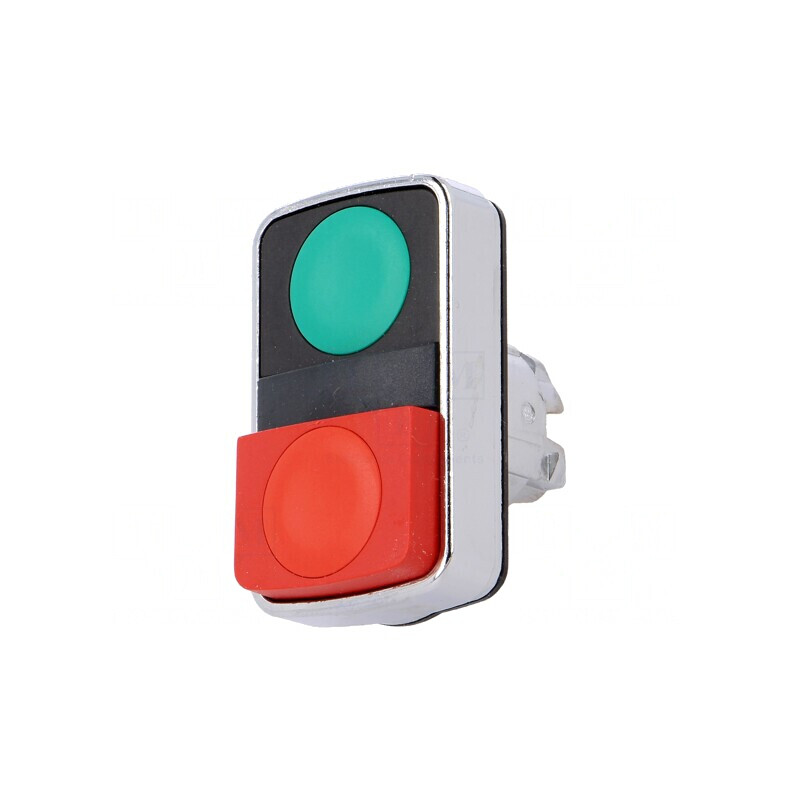 Comutator dublu 22mm roșu/verde fără IP66 | Electronic-mag.ro | Componente Electronice