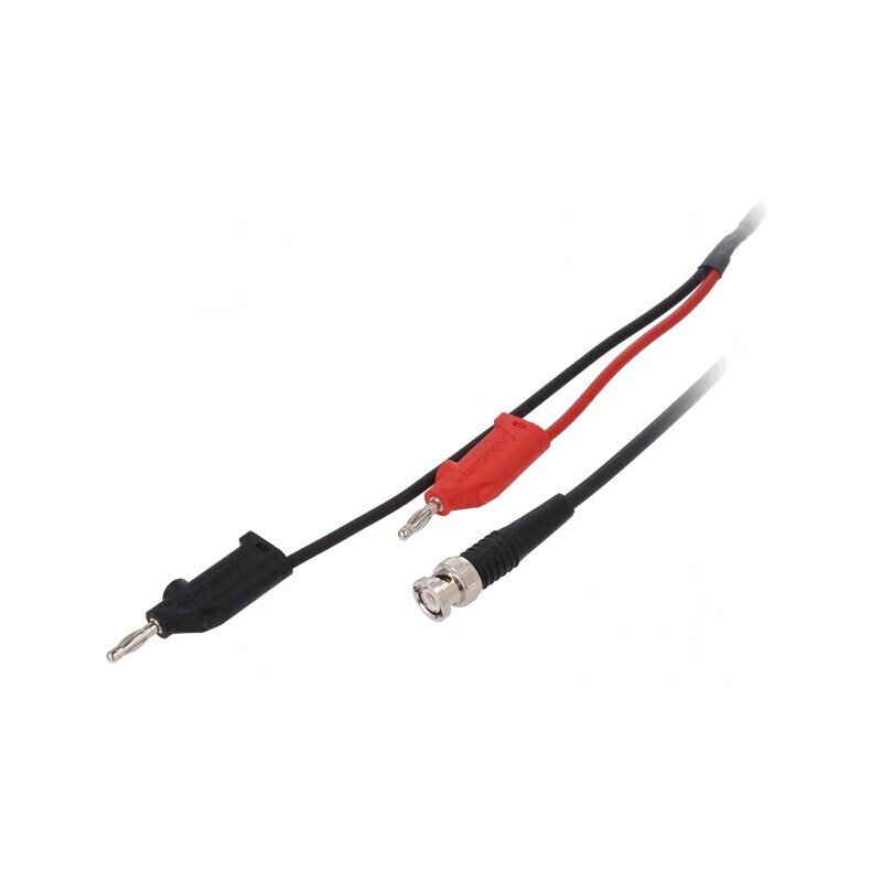 Cablu de măsurare 2m negru şi roşu PVC | Electronic-mag.ro | Componente Electronice