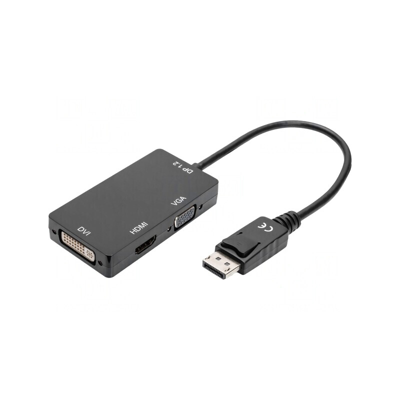 Adaptor DisplayPort la HDMI 1.4, 0.2m, Negru | Electronic-mag.ro | Componente Electronice