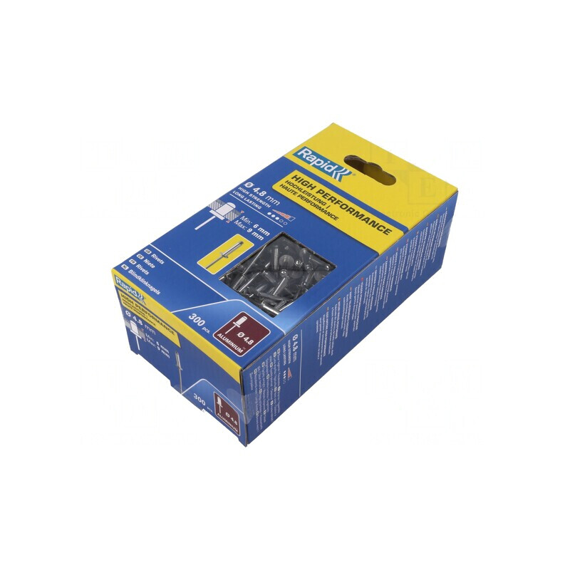 Diblu Aluminiu 4,8mm x 12mm - 300 buc. | Electronic-mag.ro | Componente Electronice