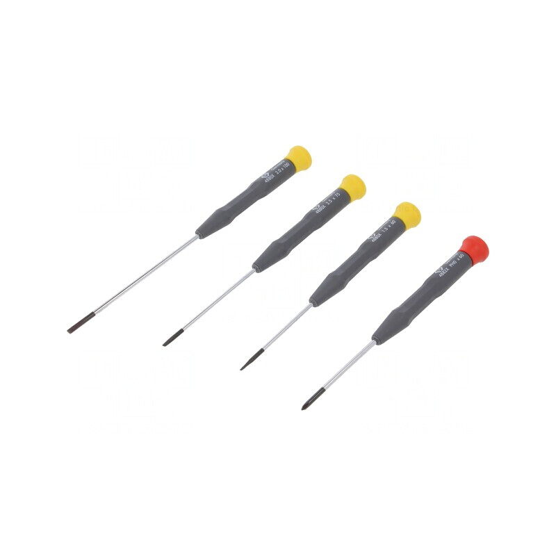 Set Șurubelnițe Precizie Phillips și Plată 4 Bucăți | Electronic-mag.ro | Componente Electronice