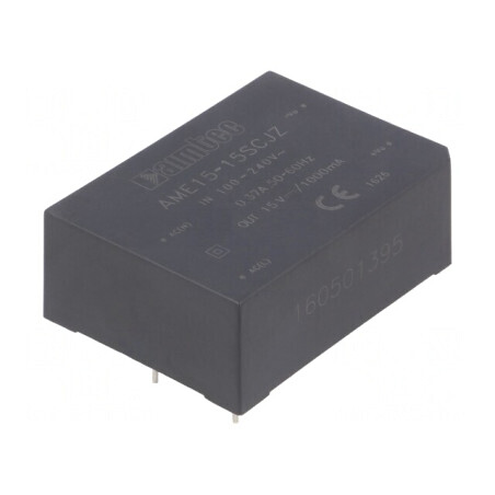 Convertor AC/DC 15W 15VDC AME15-15SCJZ | Electronic-mag.ro | Componente Electronice