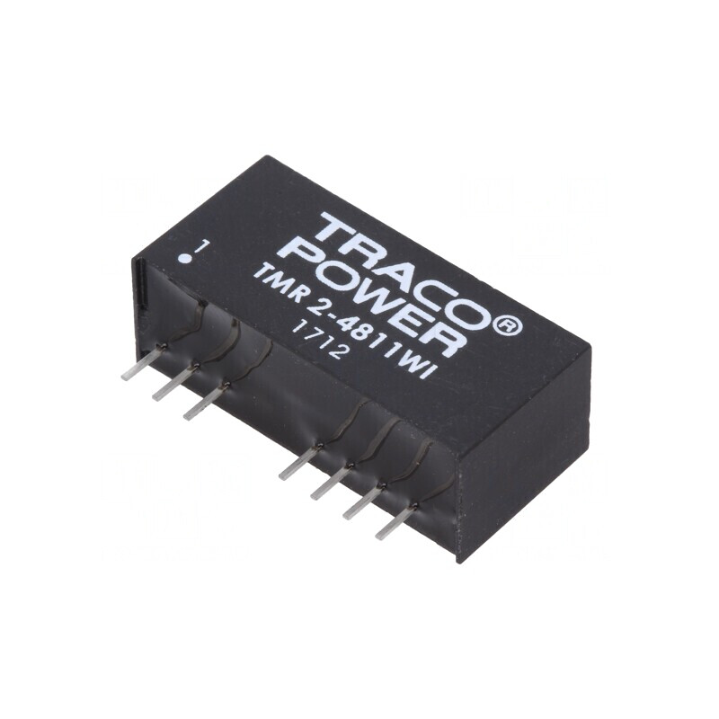 Convertor DC/DC 2W 18-75V la 5V 400mA SIP9 TMR 2-4811WI | Electronic-mag.ro | Componente Electronice