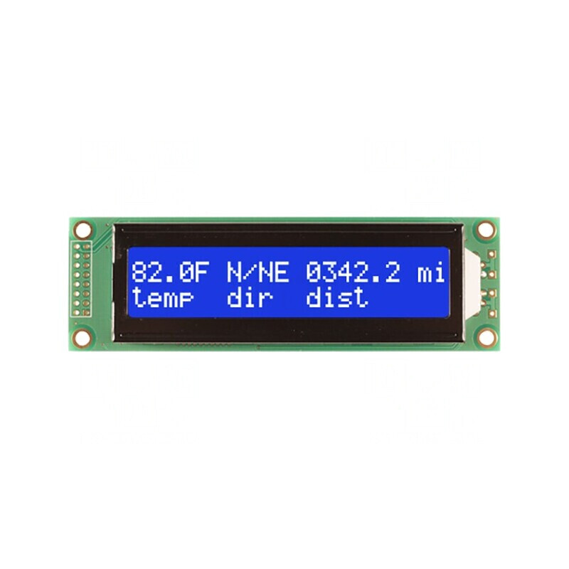 Afișaj LCD Alfanumeric 20x2 LED Albastru 5VDC | Electronic-mag.ro | Componente Electronice