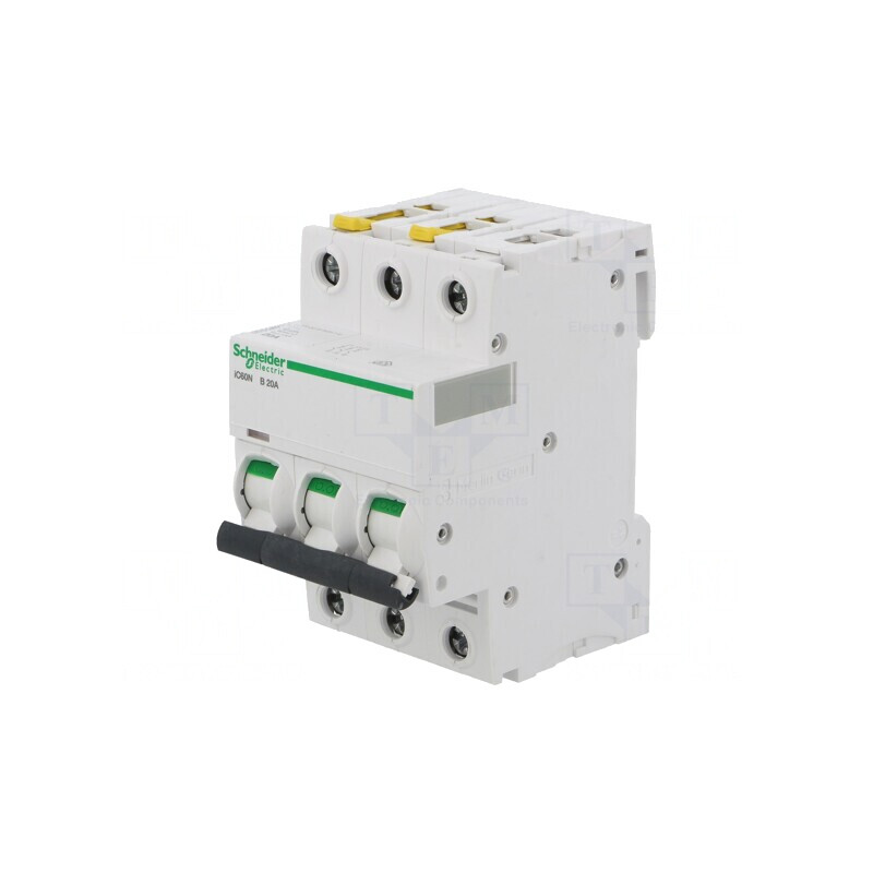 Întrerupător de Supracurent 20A 3 Poli 400VAC B | Electronic-mag.ro | Componente Electronice