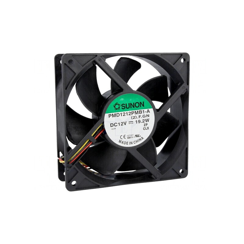 Ventilator axial DC 12V 120x120x38mm 323m3/h 54dBA cu bilă | Electronic-mag.ro | Componente Electronice