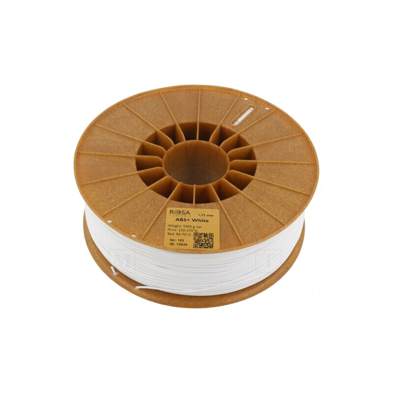 Filament ABS 1.75mm Alb 1kg | Electronic-mag.ro | Componente Electronice