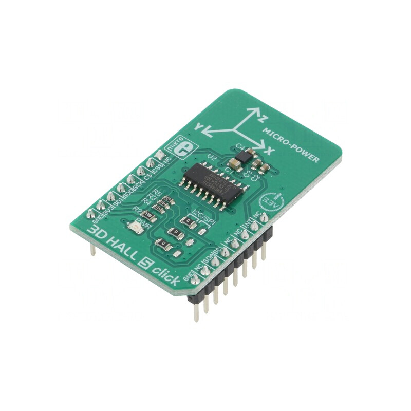 3D Hall Sensor Click Board with I2C/SPI Interface | Electronic-mag.ro | Componente Electronice