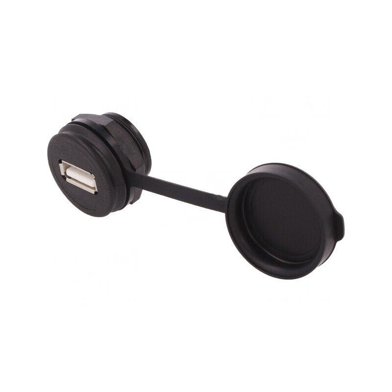 Soclu USB A pentru montare pe panou IP67 | Electronic-mag.ro | Componente Electronice Soclu USB A pentru montare pe panou IP67 | Electronic-mag.ro | Componente Electronice