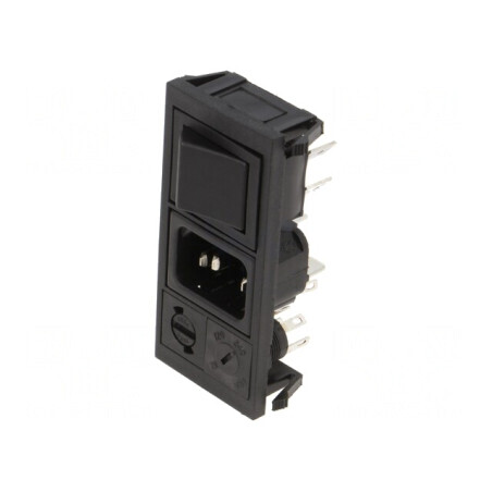 Conector Alimentare AC 10A 250VAC IEC 60320 | Electronic-mag.ro | Componente Electronice