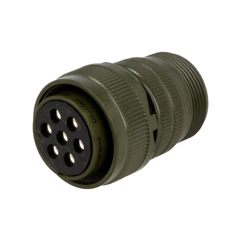 Conector circular 20 mm aliaj aluminiu oliv | Electronic-mag.ro | Componente Electronice