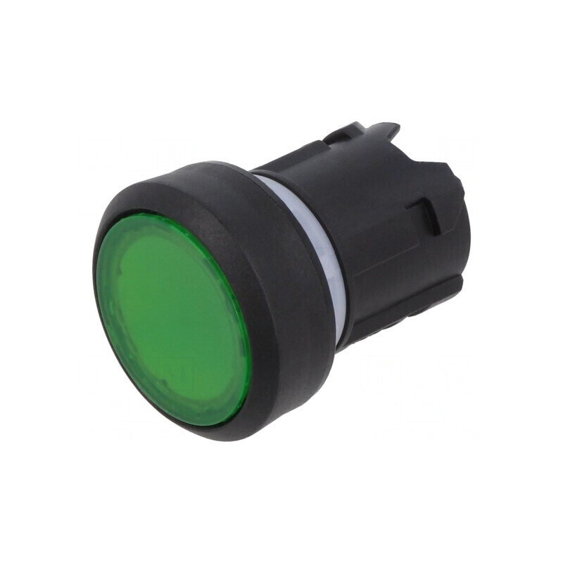 Comutator Apăsare Verde 22mm | Electronic-mag.ro | Componente Electronice