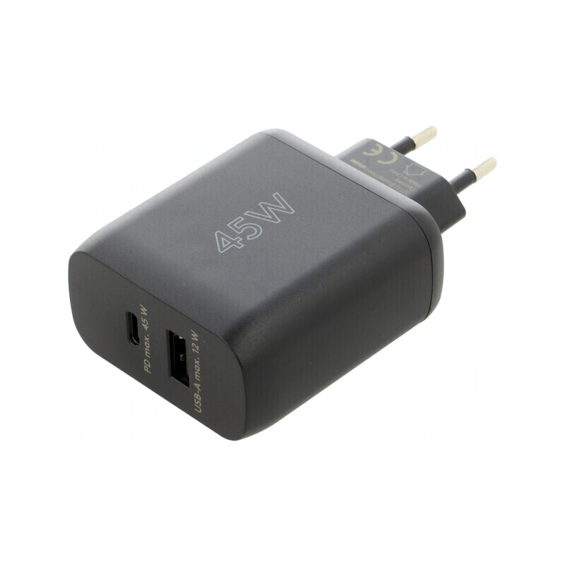 Alimentator Pulsatoriu 5VDC 45W cu Ștecher EU | Electronic-mag.ro | Componente Electronice