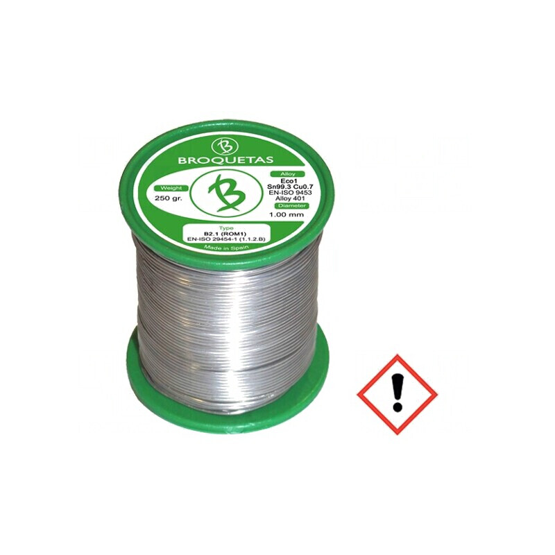 Sârmă de lipit fără plumb 1mm 0,25kg | Electronic-mag.ro | Componente Electronice