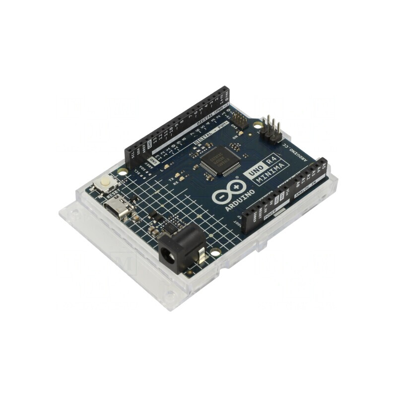 Placă de dezvoltare Arduino UNO REV4 Minima cu USB C și pini de alimentare 5VDC 6-24VDC | Electronic-mag.ro | Componente Electro