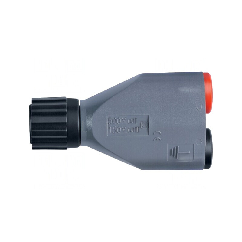 Adaptor BNC Gri 62,4mm Poliamidă 150V | Electronic-mag.ro | Componente Electronice