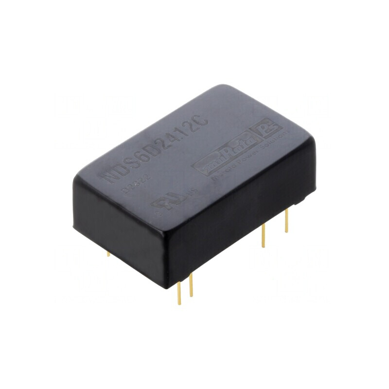 Convertor DC/DC 18-36V la 12V DIP THT NDS6D2412C | Electronic-mag.ro | Componente Electronice