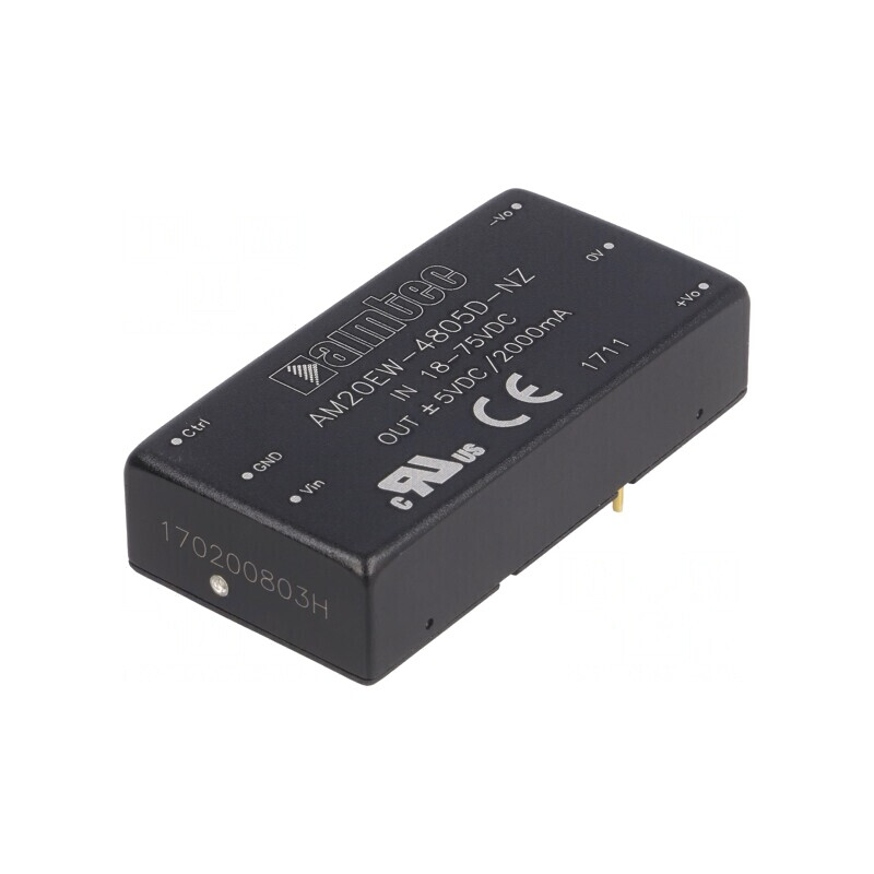 Convertor DC/DC 20W 18-75V la 5V/-5V | Electronic-mag.ro | Componente Electronice
