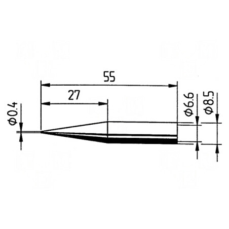 Vârf de lipit 0,4mm pentru stație de lipit | Electronic-mag.ro | Componente Electronice