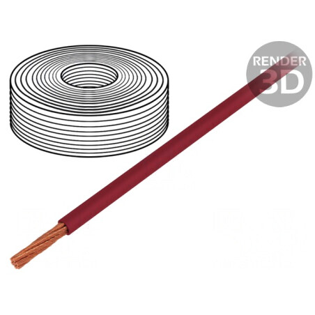 Cablu Alimentare Roșu 30m 5mm 8AWG | Electronic-mag.ro | Componente Electronice