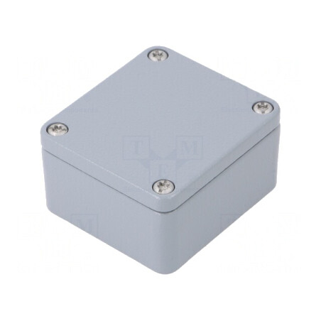 Carcasă Universală Aluminiu KLIPPON K01 58x64x34mm RAL7001 | Electronic-mag.ro | Componente Electronice