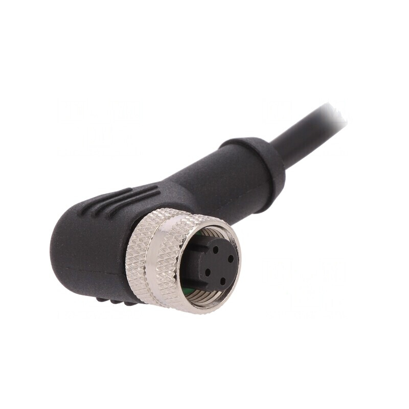 Mufă M12 4-PIN Mamă B-Profibus IP67 250V 4A Unghiulară | Electronic-mag.ro | Componente Electronice