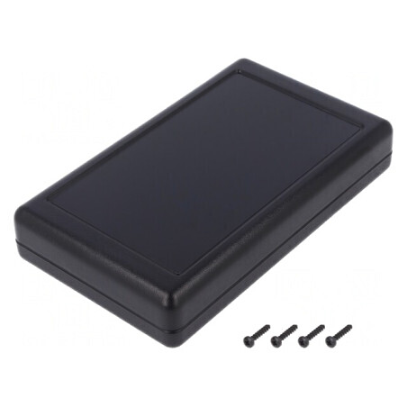 Carcasă Universală Neagră SMILE ABS 95x160x30mm | Electronic-mag.ro | Componente Electronice