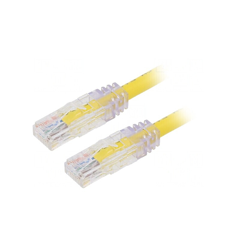 Cablu Patch Cord TX6A 10Gig UTP Cat6a Galben 3m | Electronic-mag.ro | Componente Electronice